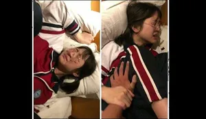 Thấy cậu học trò ngoan có em ghệ, cô giáo bắt cậu phang sml để quên đi bạn gái